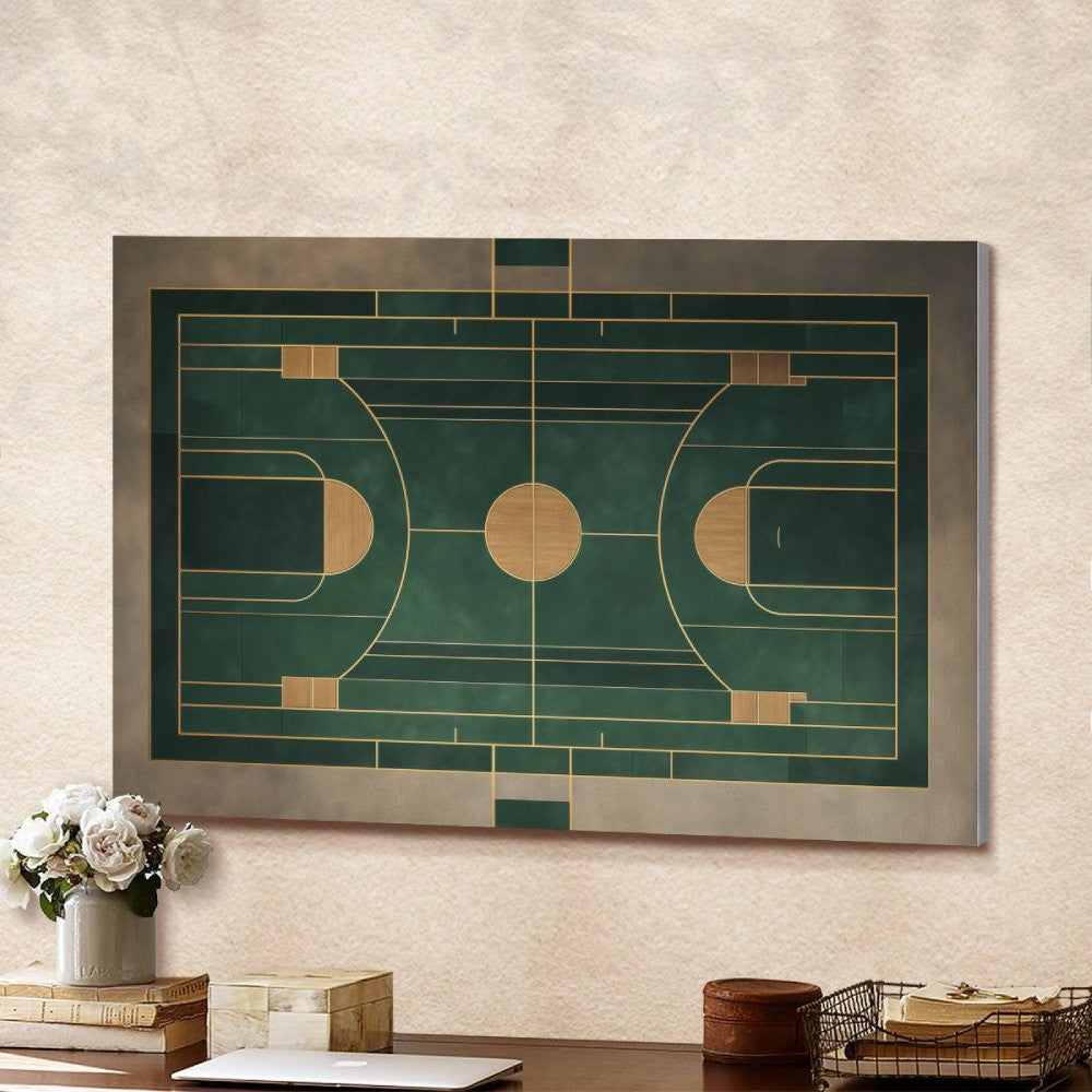 Basketball Court Canvas 2