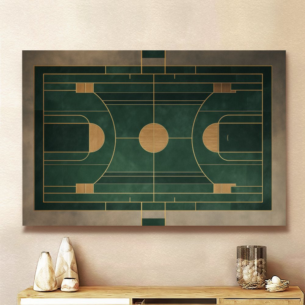 Basketball Court Canvas 2