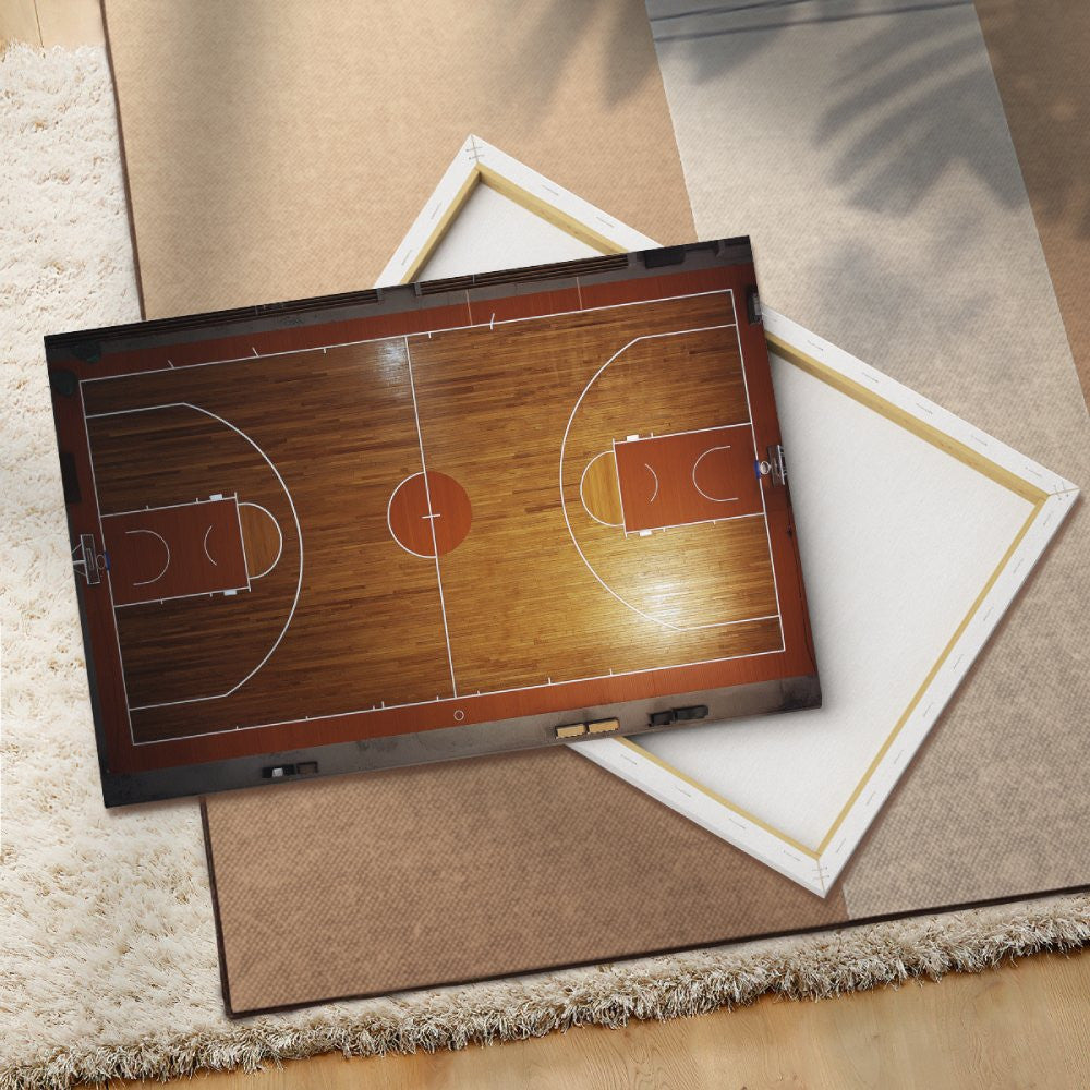 Baseketball Court Canvas Print