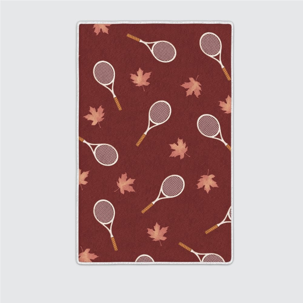 Tennis racket Rug