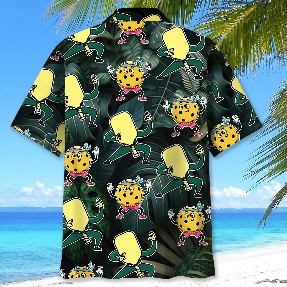 Funny Dancing Pickleball Hawaiian Shirt