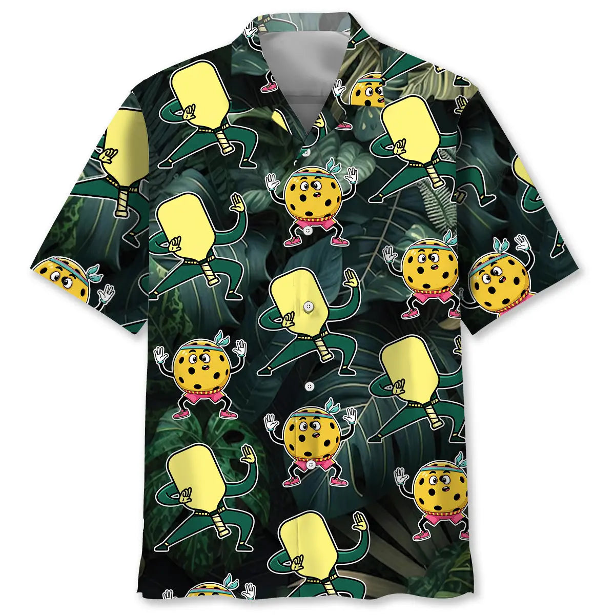 Funny Dancing Pickleball Hawaiian Shirt