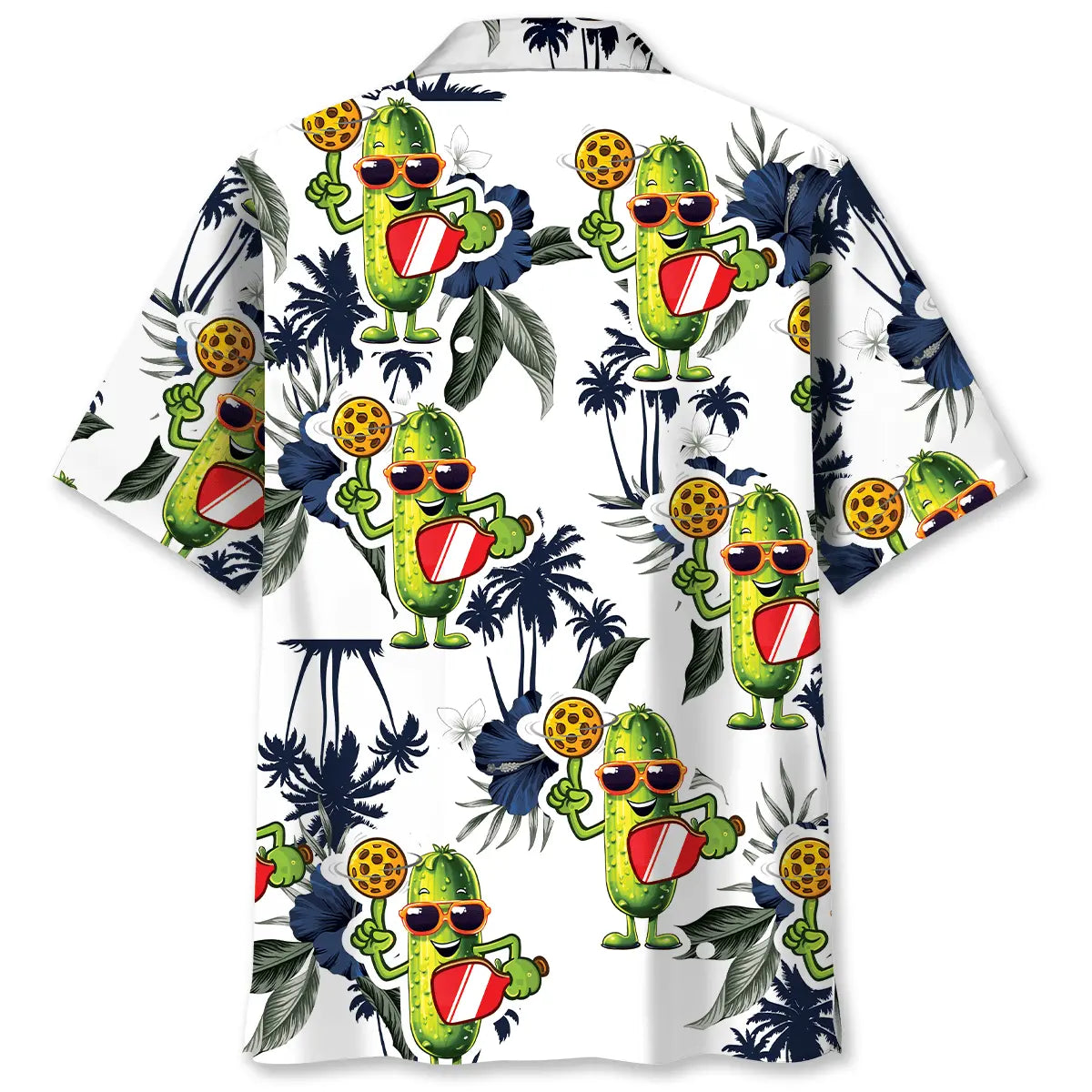 Funny Pickleball Tropical Hawaiian Shirt
