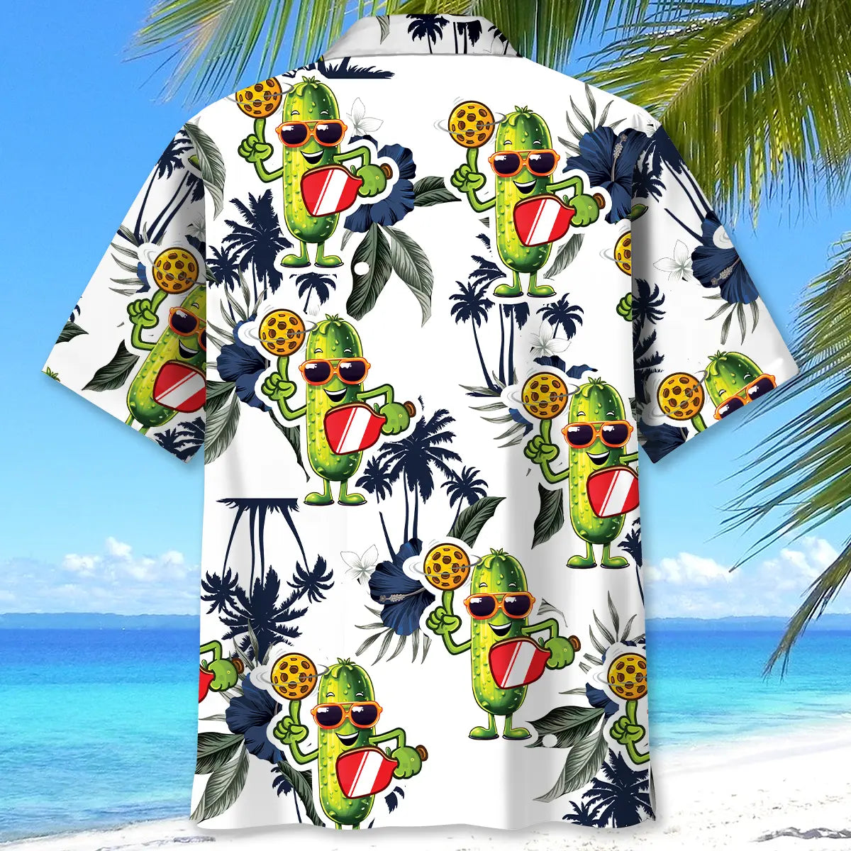 Funny Pickleball Tropical Hawaiian Shirt