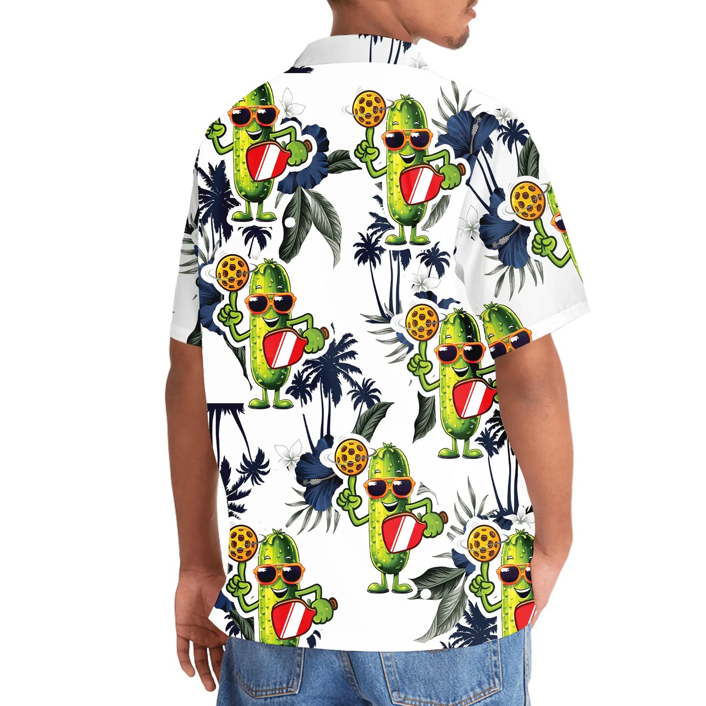 Funny Pickleball Tropical Hawaiian Shirt