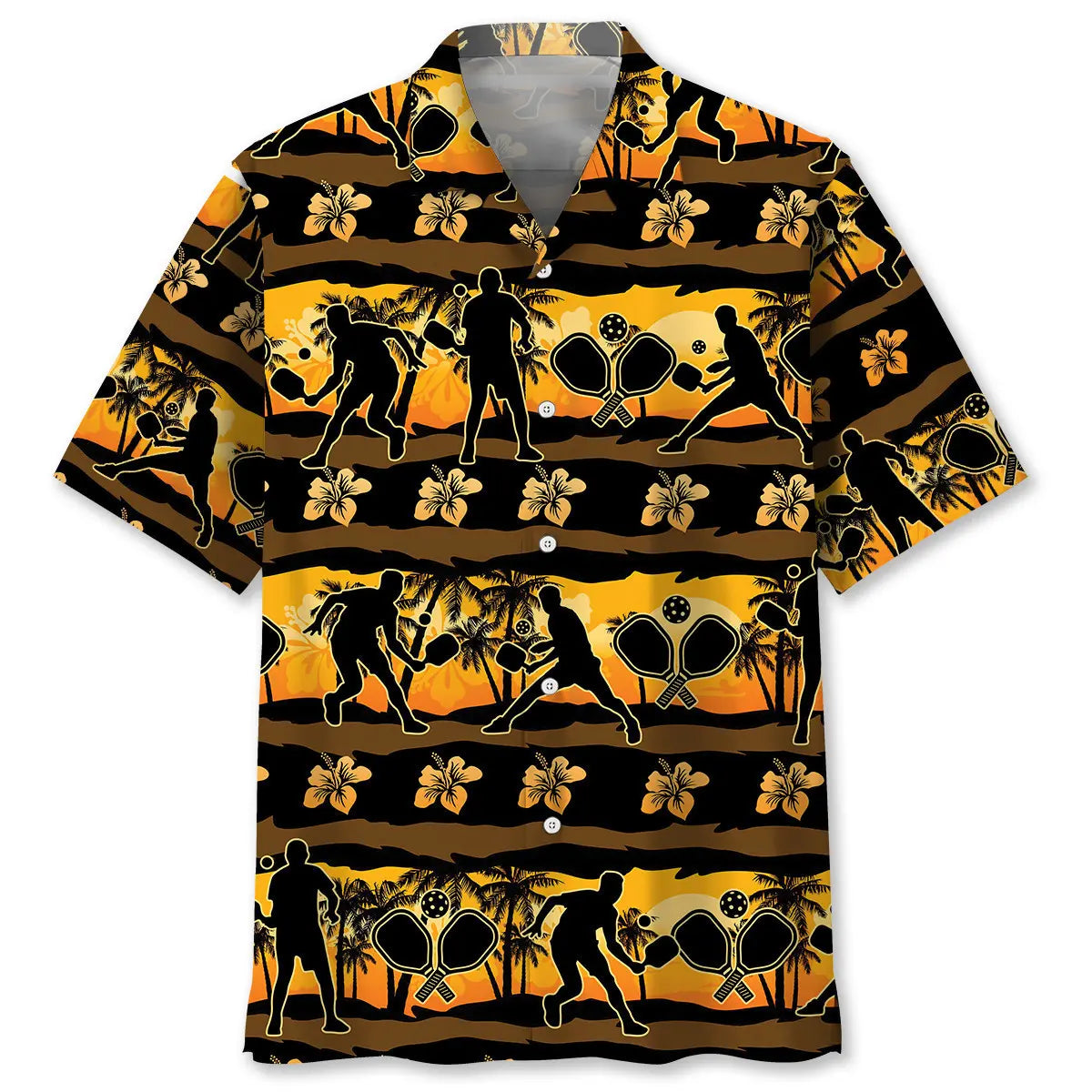 Pickleball Beach Hawaiian Shirt