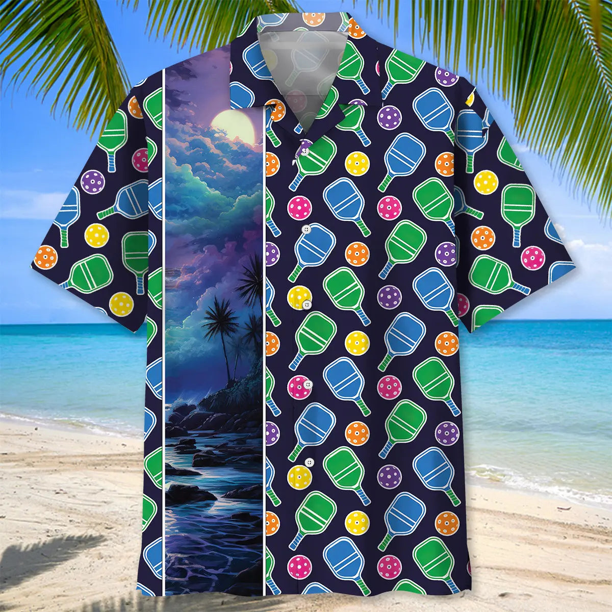 Pickleball Color Hawaiian Shirt