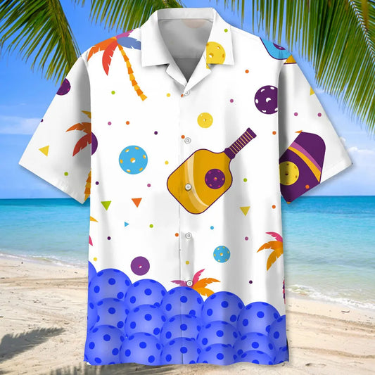 Pickleball Lovers Hawaiian Shirt