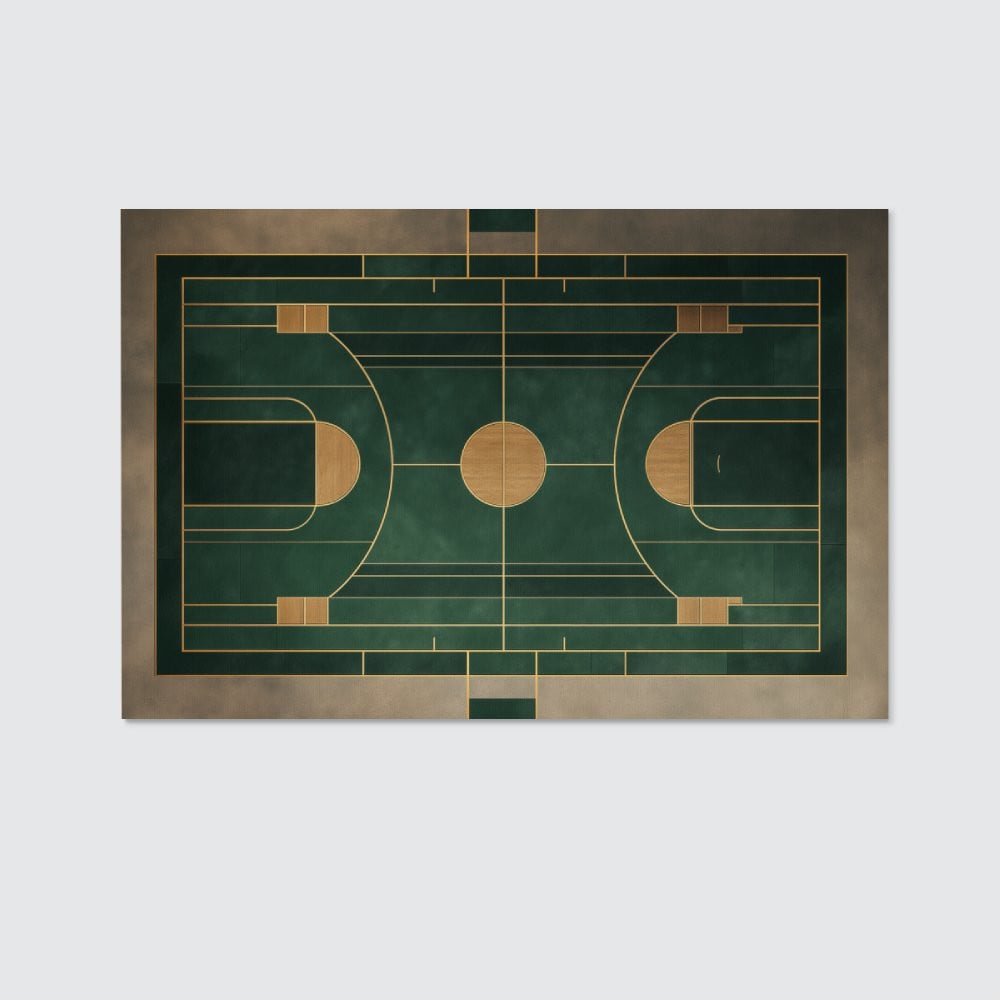 Basketball Court Canvas 2