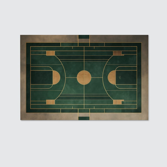 Basketball Court Canvas 2