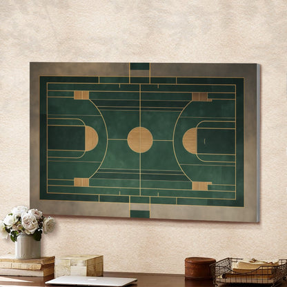 Basketball Court Canvas 2
