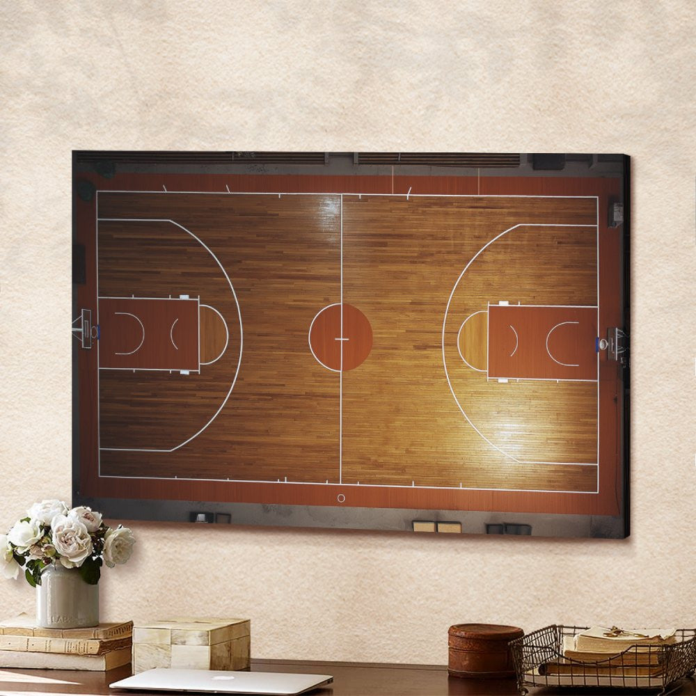 Baseketball Court Canvas Print