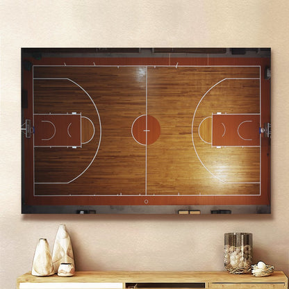 Baseketball Court Canvas Print