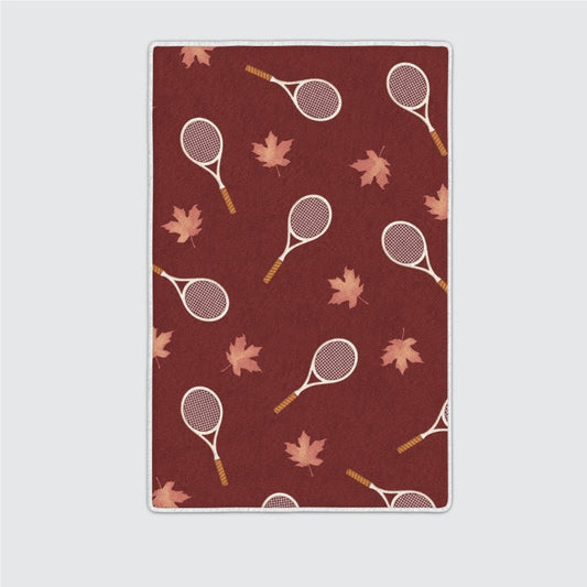 Tennis racket Rug