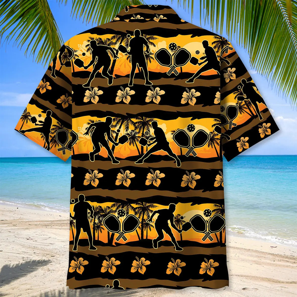 Pickleball Beach Hawaiian Shirt