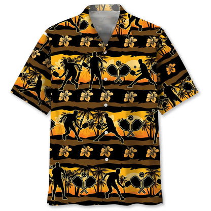 Pickleball Beach Hawaiian Shirt